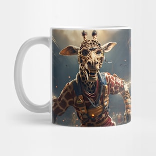 Football Giraffe Mug